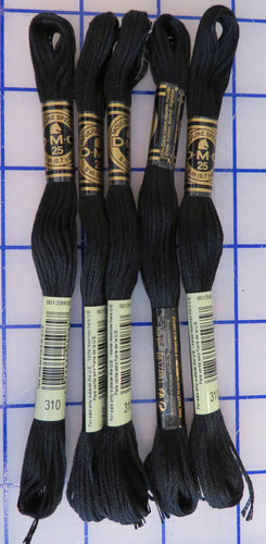 Embroidery Floss DMC Black