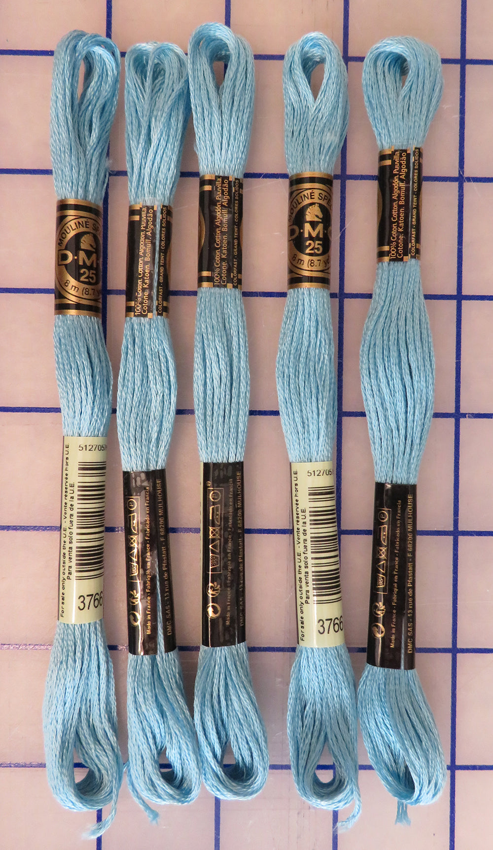 Embroidery Floss DMC Light Blue