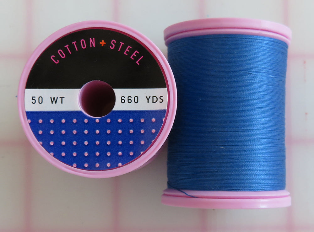 Light Blue Cotton And Steel Thread
