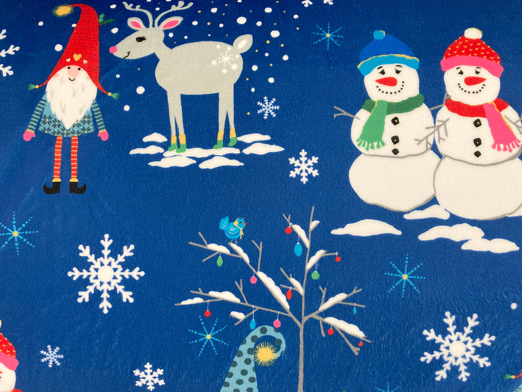 Snow Village Minky Michael Miller