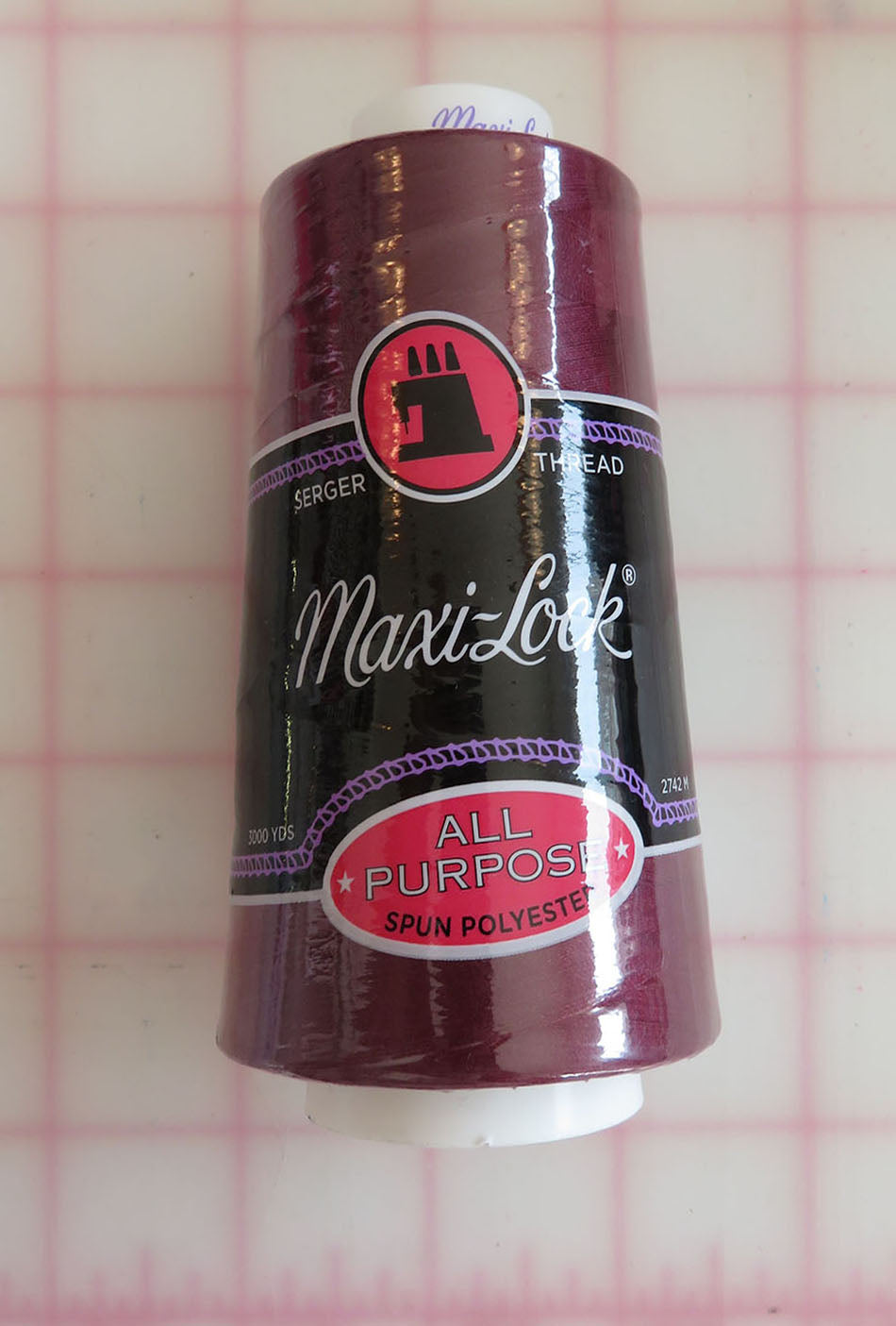 Maxi Lock Thread Red Currant