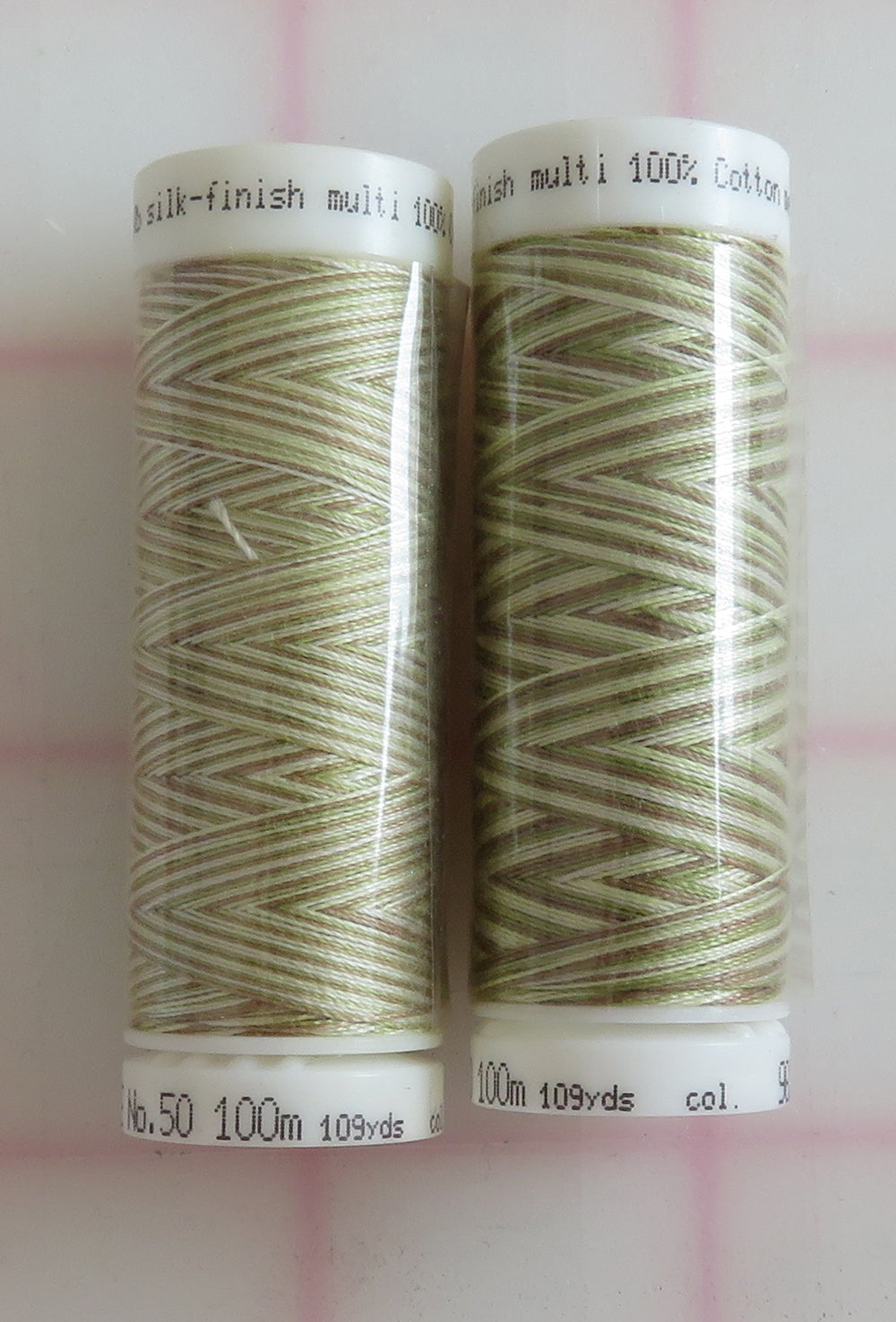 Mettler 109yd Thread In Green Tea