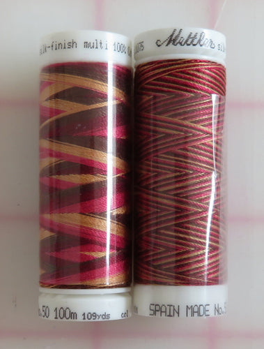 Mettler 109yd Thread In Mocha Cherry