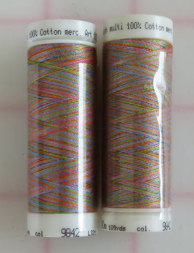 Mettler 109yd Thread In Preppy Brights