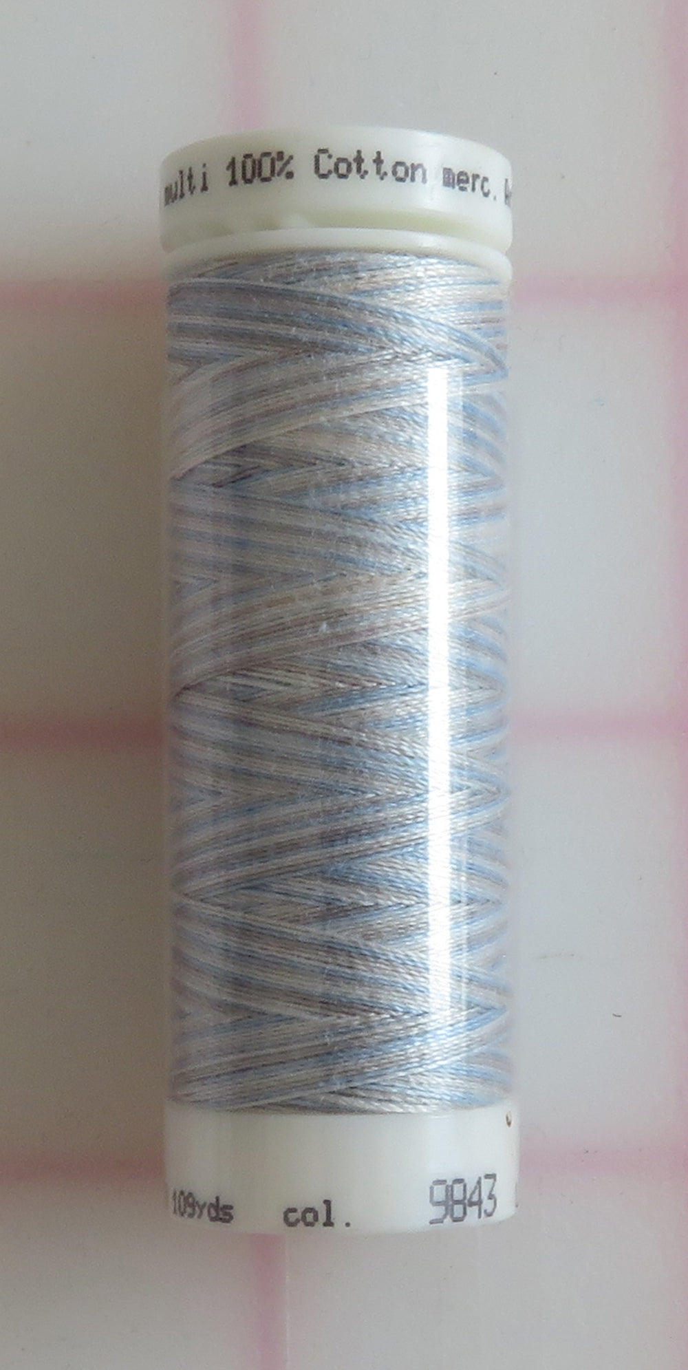 Mettler 109yd Thread In Silvery Blues