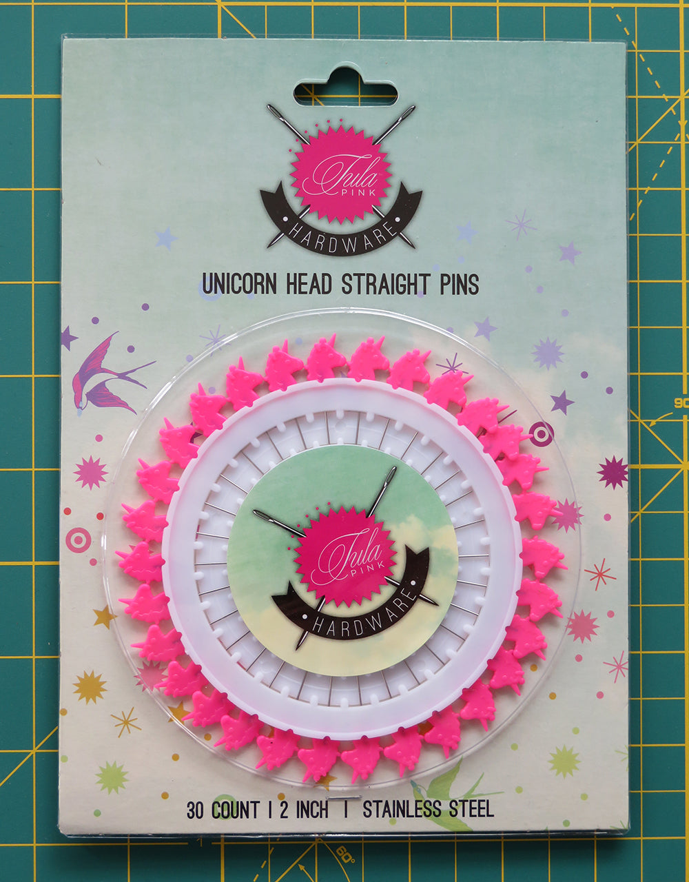 Pink Unicorn Head Pins