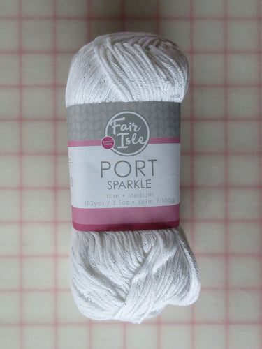 Port Yarn Sparkle White