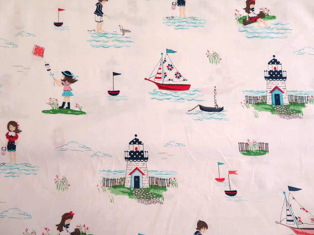Riley Blake Seaside  C7230/White