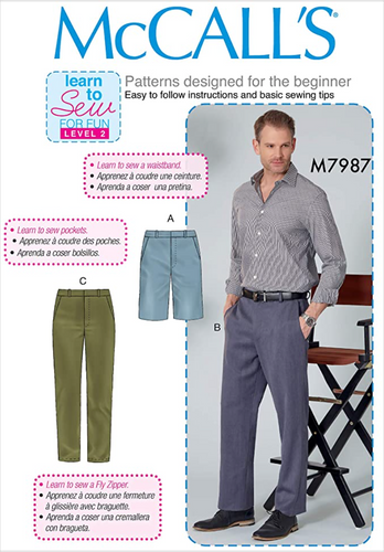 McCall's M7987 - Slim Fit Pants