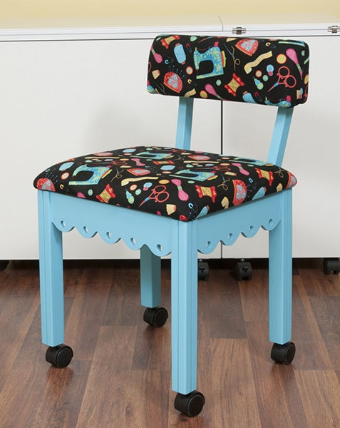 Blue Sewing Chair