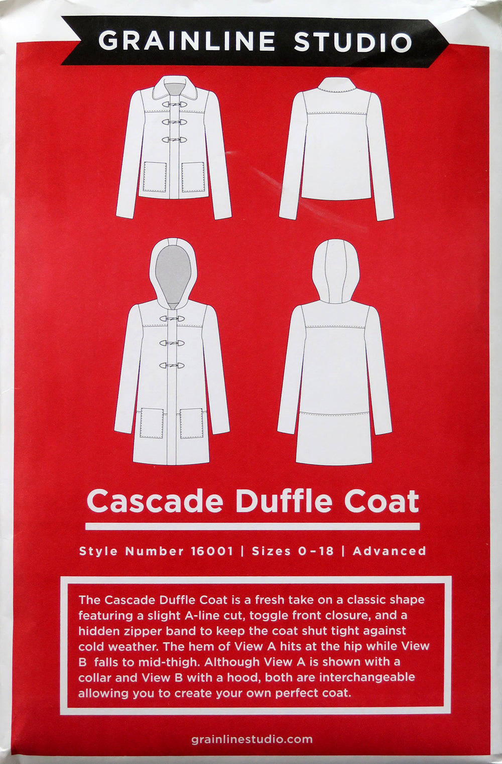 Cascade Duffle Coat Pattern
