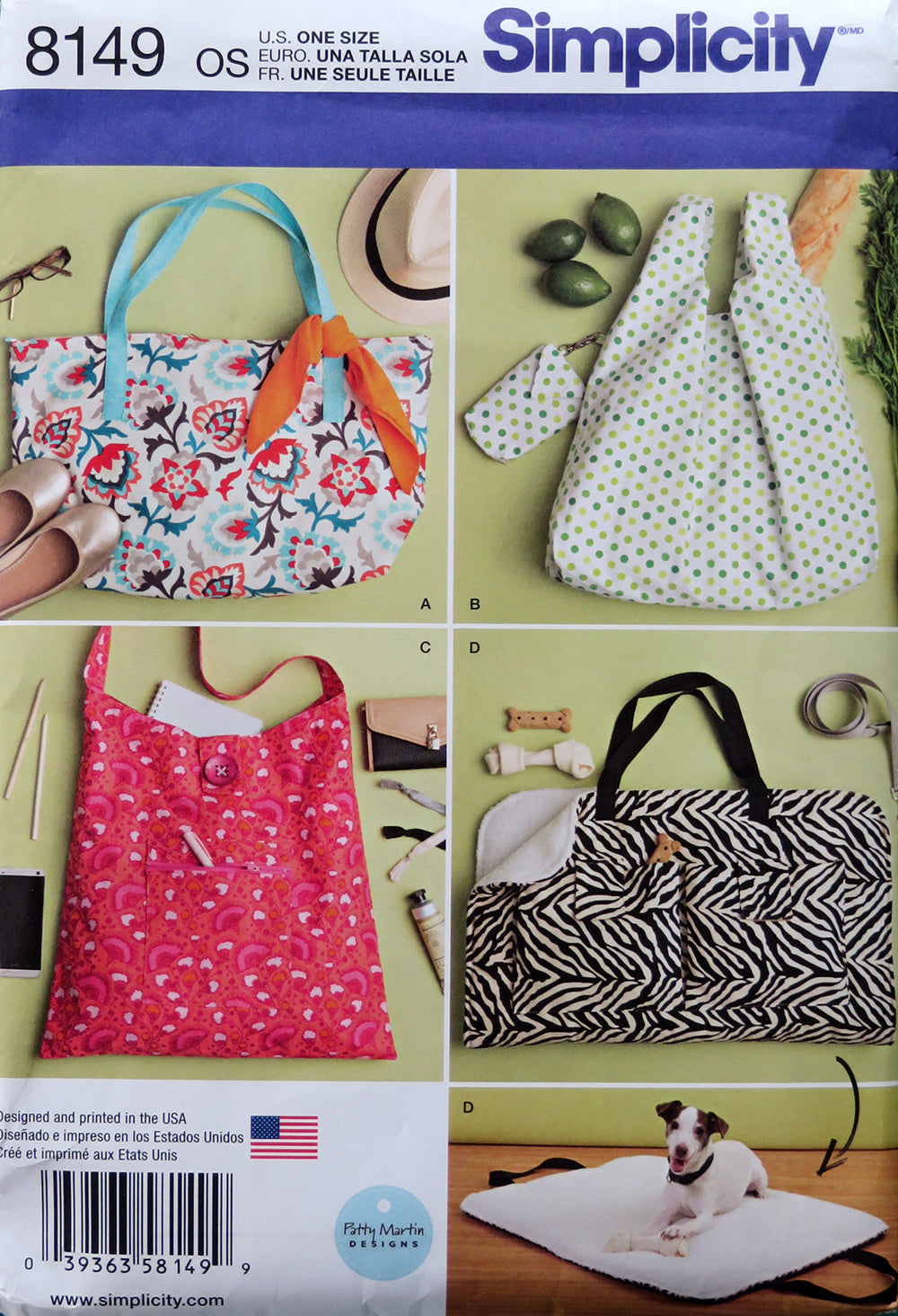 Simplicity Pattern Bags