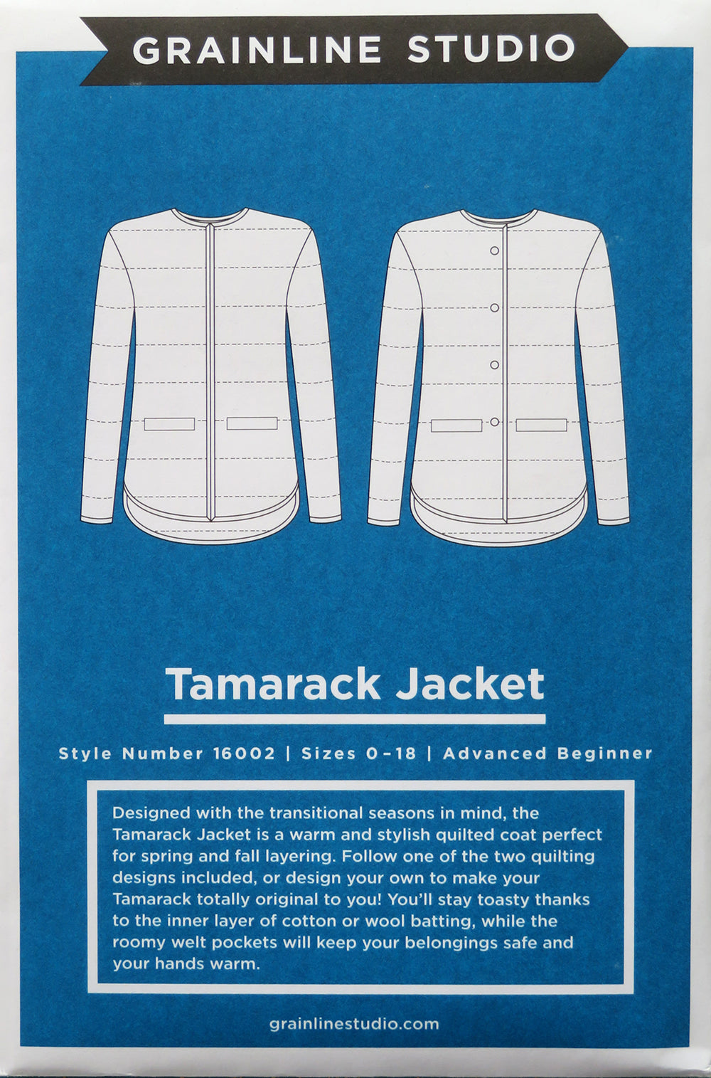 Tamarack Jacket Pattern